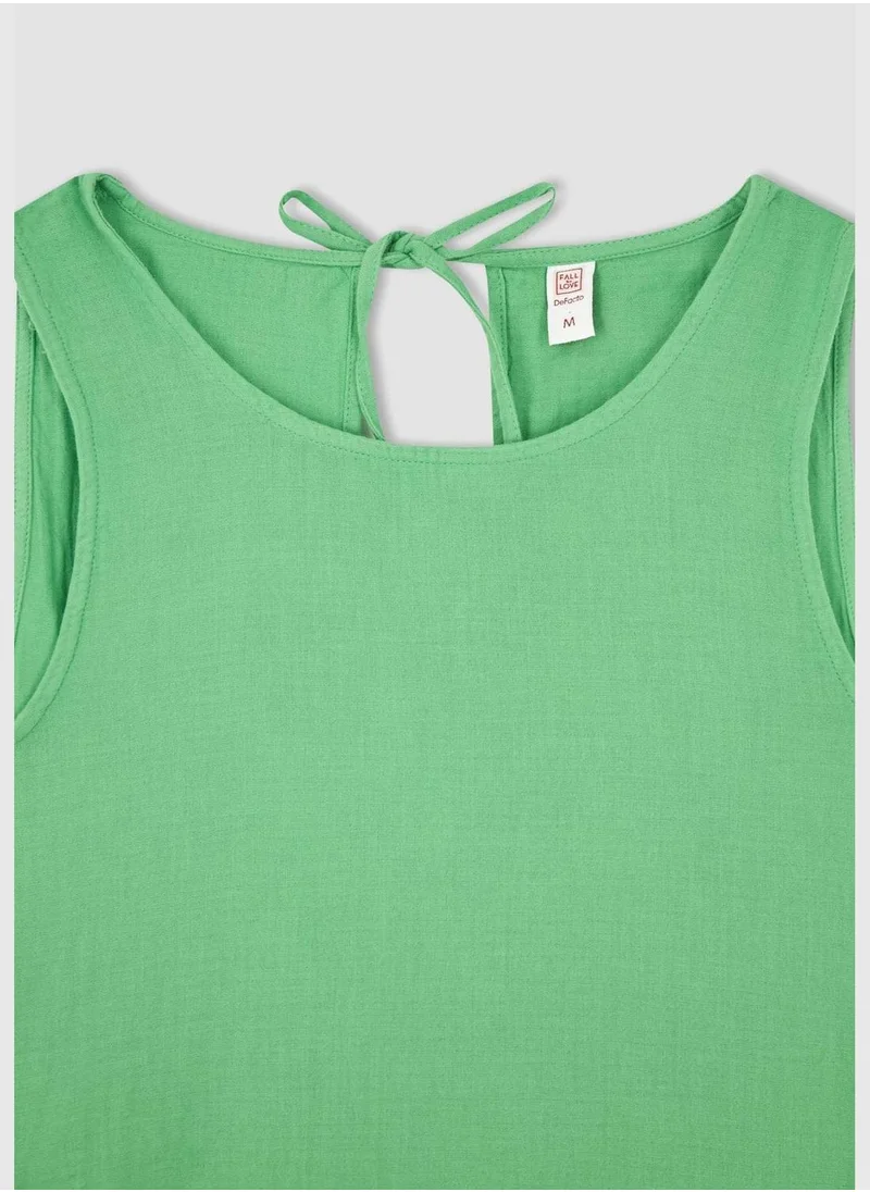DeFacto Regular Fit Sleeveless Pyjama Top