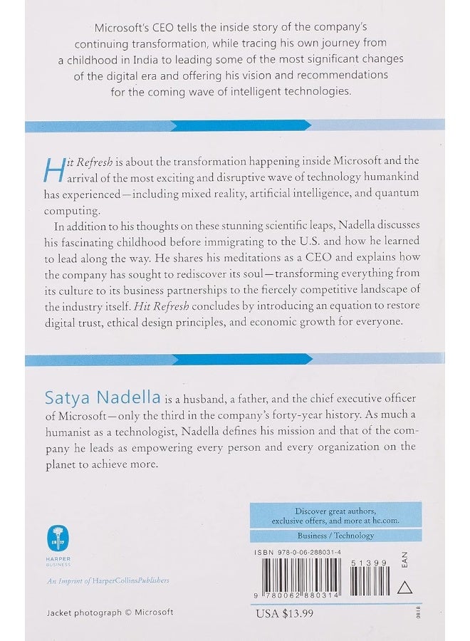Hit Refresh Intl: The Quest to Rediscover Microsoft's Soul and Imagine a Better Future for Everyone - Image 2