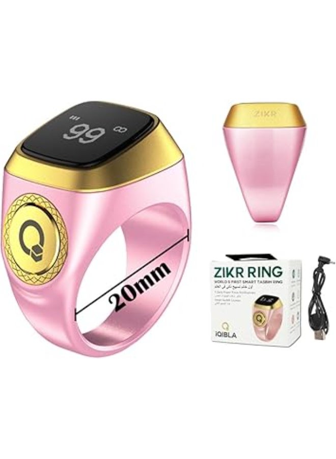 هيتوبين خاتم تسبيح ذكي للتسبيح مع الذكر- تذكير بتوقيت الصلاه - تذكير بالاهتزاز وعداد تسبيح واتصال بلوتوث شاشة OLED مقاومة للماء بدرجة IPX67 حلقة قابلة للتعديل - Image 5