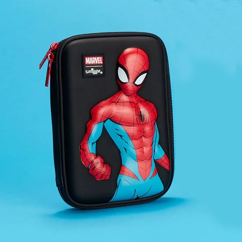 Australian smiggle Schoolbag Backpack for Primary School Students Lightweight Lovely Backpack Marvel Spider-Man Set Marvel Pen Box 