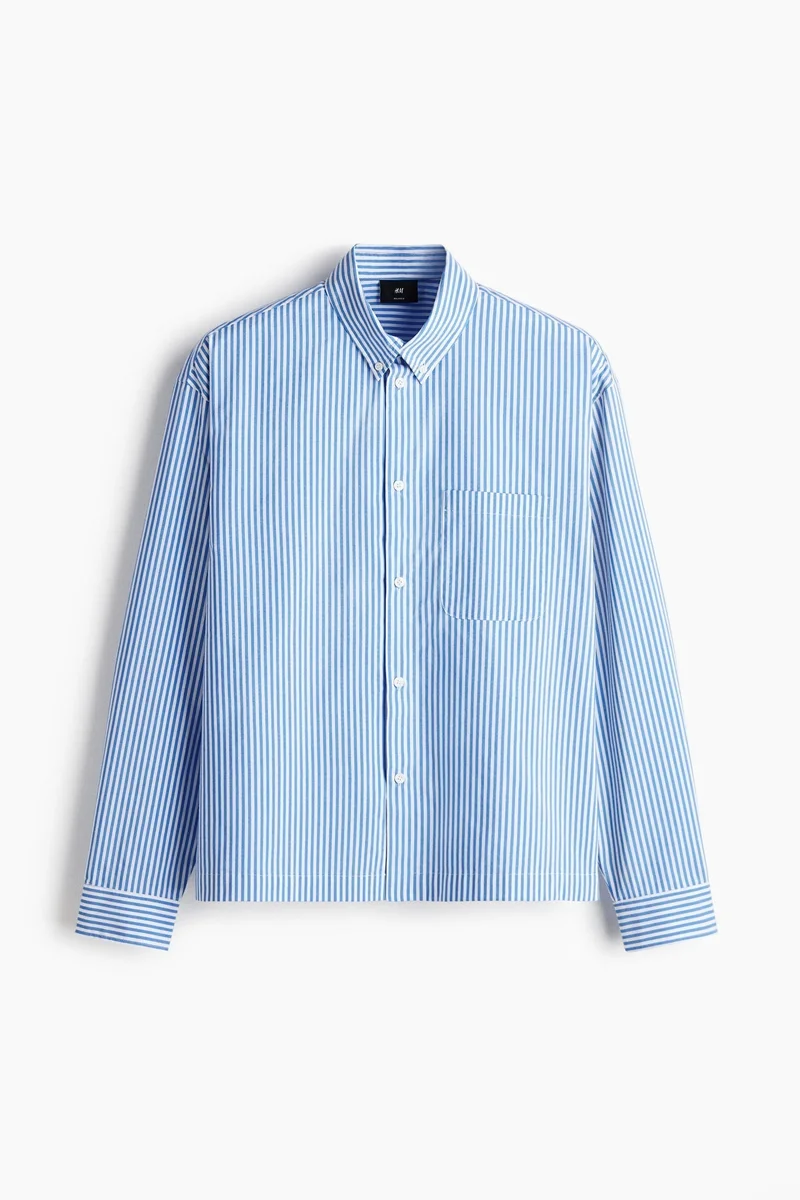 H&M  Relaxed Fit Cotton shirt for Men | Best Price UAE