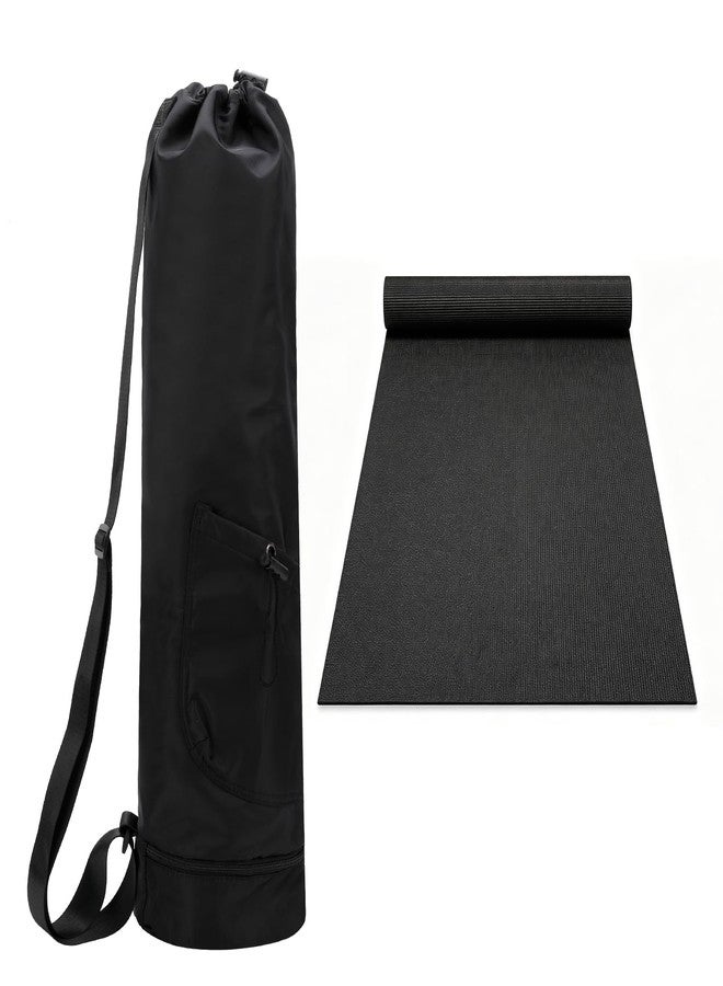 OGNWFUNK Yoga Mat Bag Compatible with Gaiam, Large Capacity Yoga Mat Carrier with Adjustable Strap, Water Bottle Pocket & Bottom Wet Pocket, Functional Yoga Mat Holder for Women and Men - Image 1