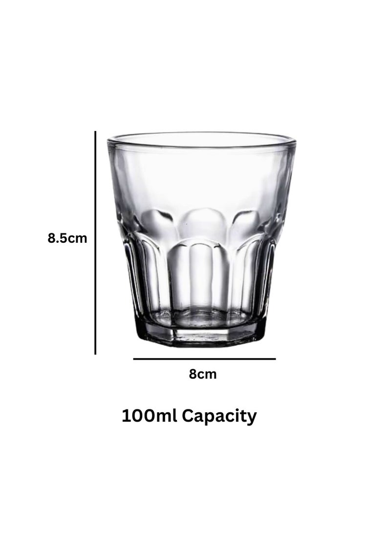Liying Cortado Cups Set of 3 Clear Glass Cups 100ml for Coffee/Milk Insulated Shot Glasses Regular Espresso Accessories for CoffeeShop, Home, Kitchen and bar  - Image 3