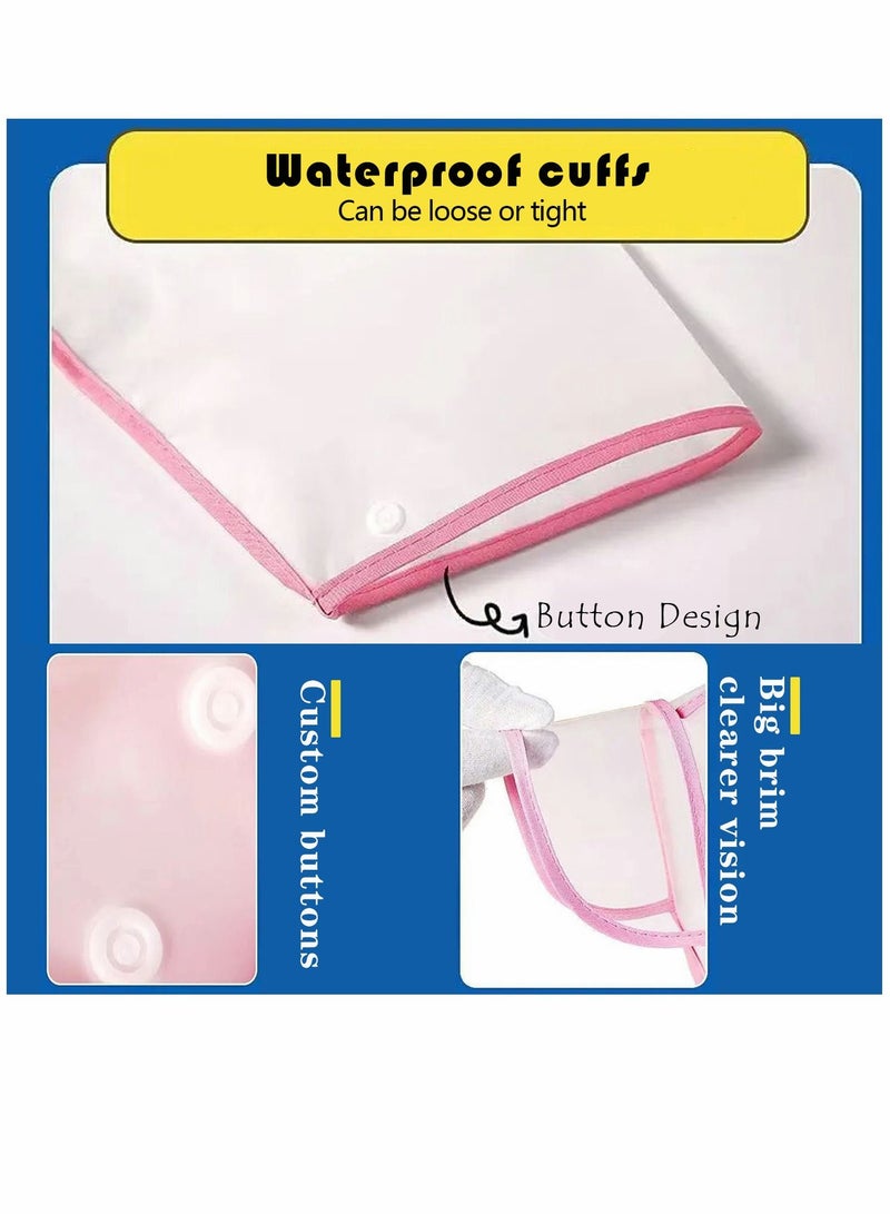 NIBEMINENT Raincoat Poncho Clear EVA Kids Rain Coats, Portable Hooded Jacket Coat, Quicksand Hood Lightweight Outwear for Girls Toddlers Children  - Image 4