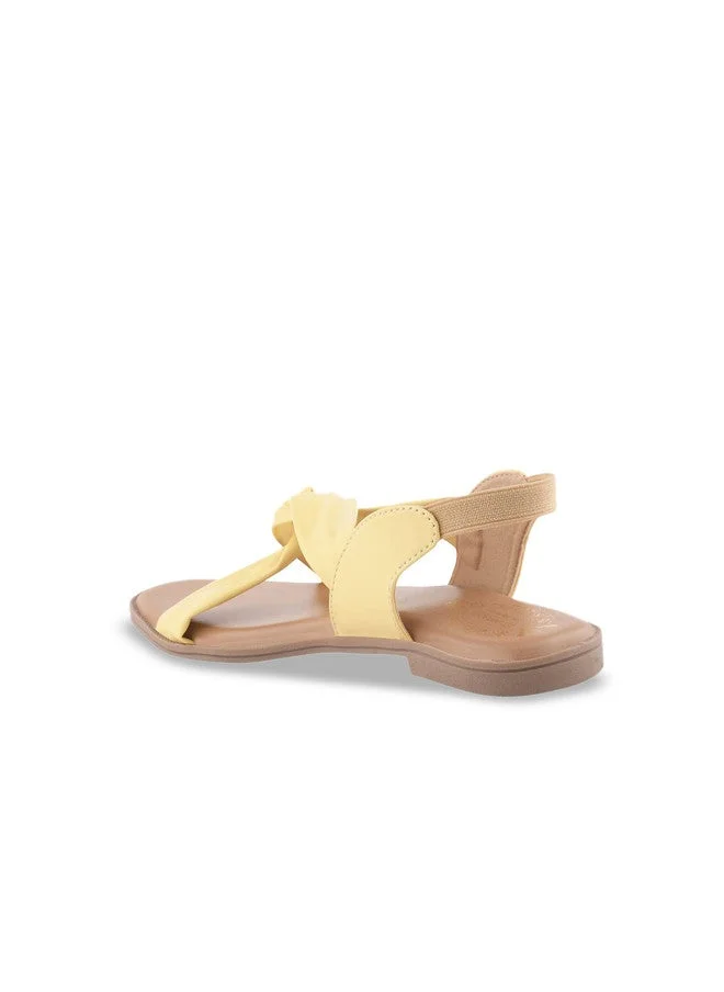 شوتوبيا Shoetopia Girls Open Toe Flats with Bows