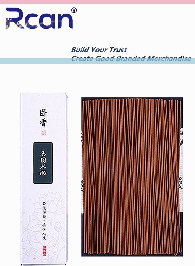 Rcan Premium Incense Sticks Synthesized From Natural Agarwood Sandalwood and Plant Powder, Used for Yoga, Meditation, Healing, Soothing, Prayer and Romance, 450 Sticks - Image 1