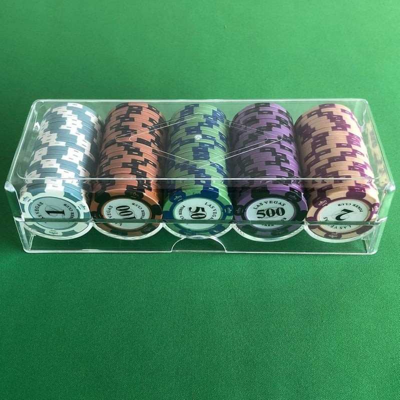 Transparent Single Layer Playing Card Tray Holder With Lid Desktop Organizer - Image 3