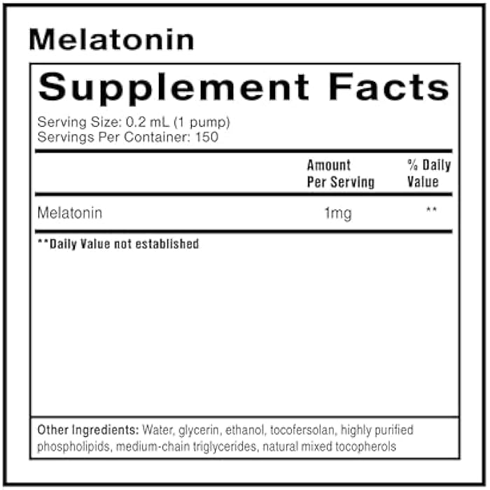 Quicksilver Scientific Liposomal Melatonin - Bedtime, Jet Lag & Immune Support Liquid for Adults - Efficient, Superior Absorption 1mg to Minimize Morning Drowsiness (30 ml) - Image 2