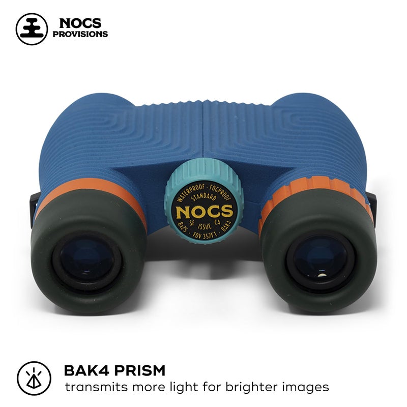 Nocs Provisions Standard Issue 8x25 Waterproof Binoculars, 8X Magnification, Bak4 Prism, Wide View Multi-Coated Lenses for Bird Watching, Hiking & Backpacking - Cobalt Blue II - Image 3