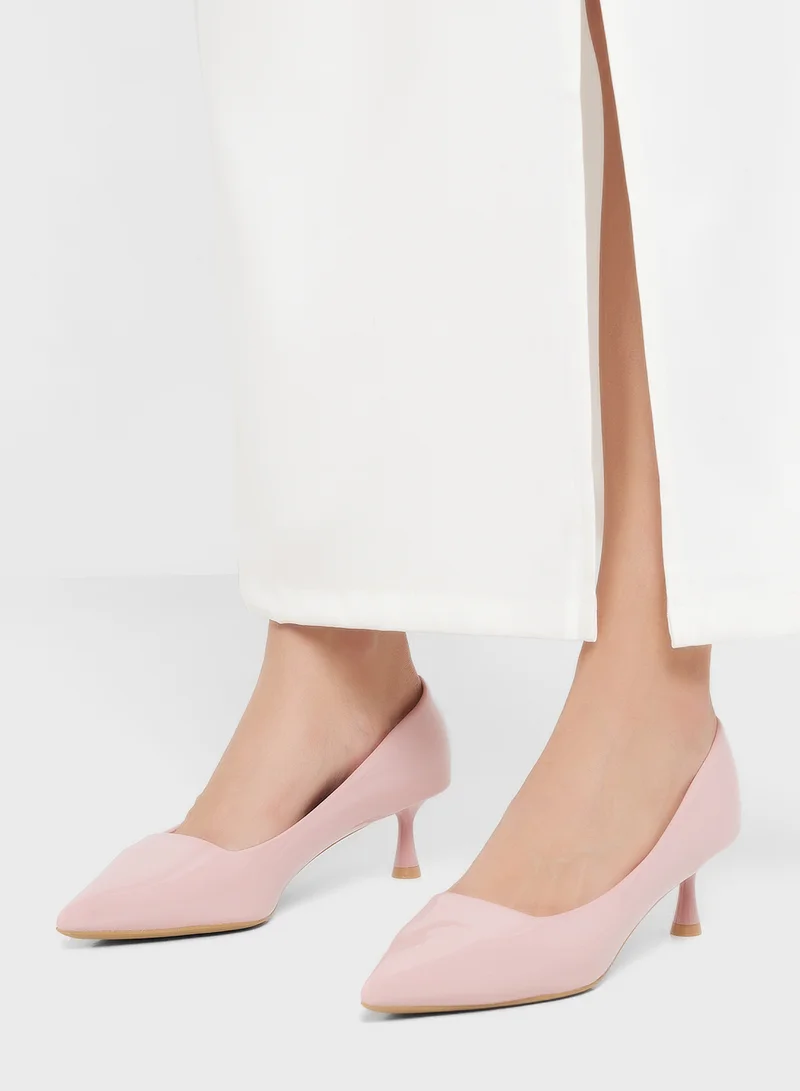 Ella PINK Essential Classic Patent Pump for Women | Best Price UAE