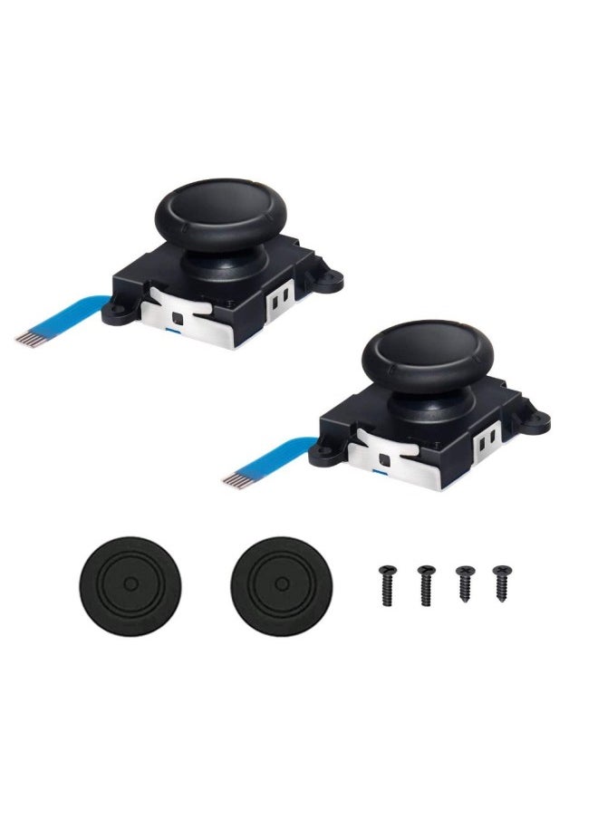 Generic Switch3D Rocker JOY-CON Handle Repair Tool Switch Dismantling Machine Screwdriver Lock Cat Claw Cap-Product Color:2 Rocker 4 Screws 2 Caps  - Image 1