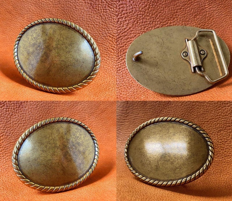 Belts.com Replacement Belt Buckle Vintage Blank Plain Belt Buckle Fits 1-1/2"(38mm) Belt Strap-Multi-Style Options - Image 3