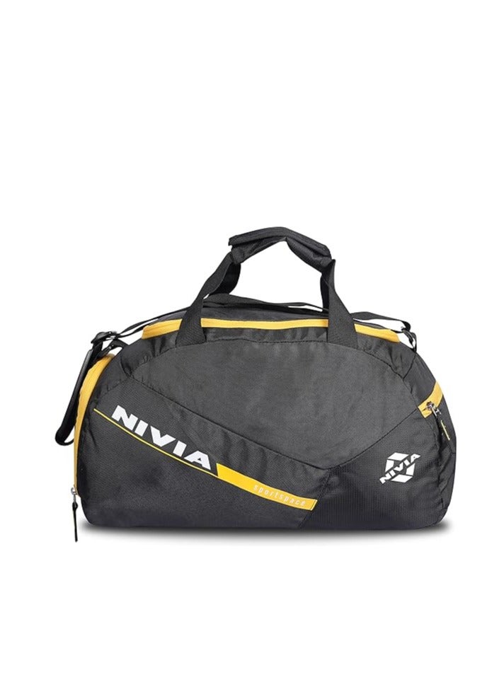 Nivia Black Sports Space Gym Bag |Bag for Men & Women| Carry Gym Accessories| Fitness Bag | Sports | Travel Bag| Sports Kit - Image 1