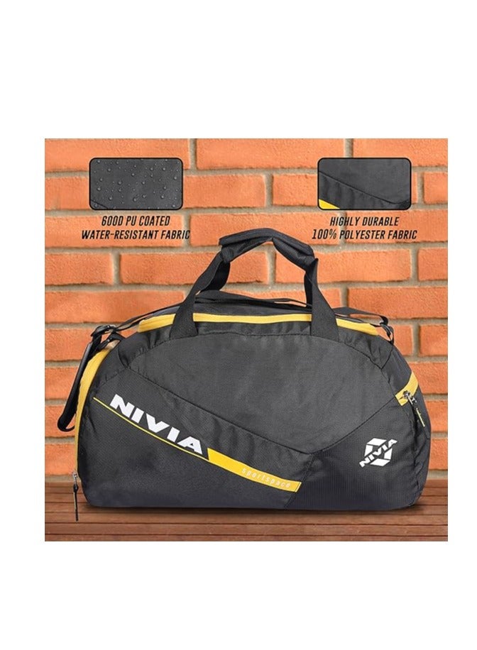 Nivia Black Sports Space Gym Bag |Bag for Men & Women| Carry Gym Accessories| Fitness Bag | Sports | Travel Bag| Sports Kit - Image 2