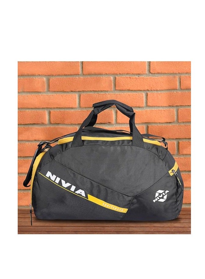 Nivia Black Sports Space Gym Bag |Bag for Men & Women| Carry Gym Accessories| Fitness Bag | Sports | Travel Bag| Sports Kit - Image 5