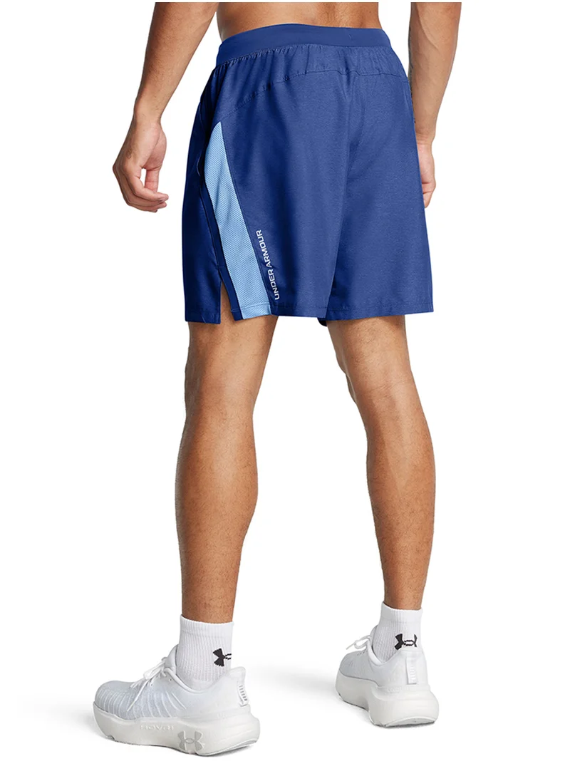 UNDER ARMOUR Launch 7'' Heather Shorts