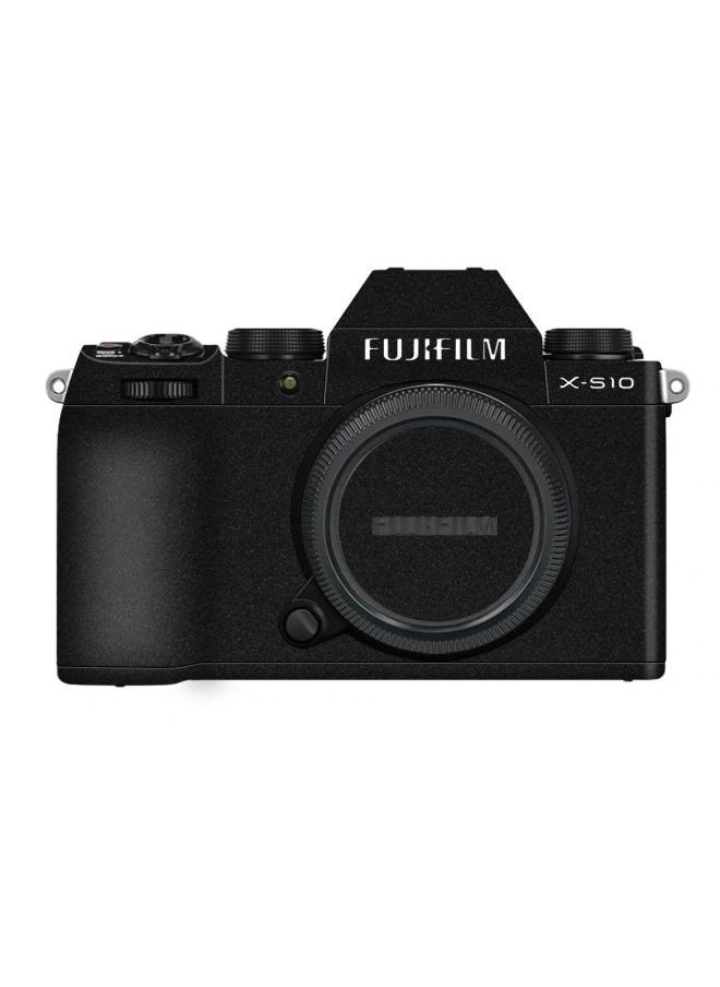 ماركة غير محددة - مناسب لفيلم حماية الكاميرا Fuji X-S10 ملصق ملون XS10، طبقة لاصقة متغيرة اللون، لون الجلد اللاصق: دائرة سوداء - Image 1