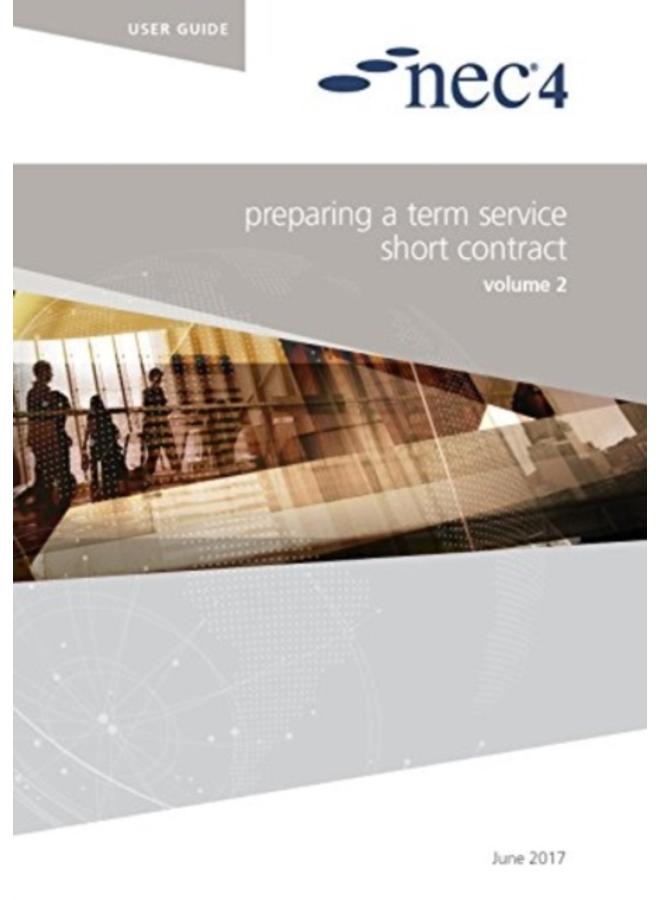 NEC4: Preparing a Term Service Short Contract 