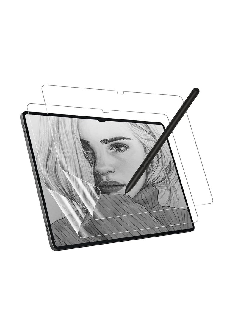 [عبوتان] واقي شاشة ملمس ورقي لجهاز Samsung Galaxy Tab S9 / S8/S7/Tab S9 FE مقاس 10.9 بوصة، طبقة واقية من مادة PET ناعمة مضادة للتوهج/للكتابة لقلم S-Pen - غير لامعة - Image 1