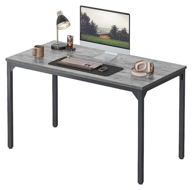 Home Gallery Computer Desk, Simple Style for Space-Saving Gray - Image 1