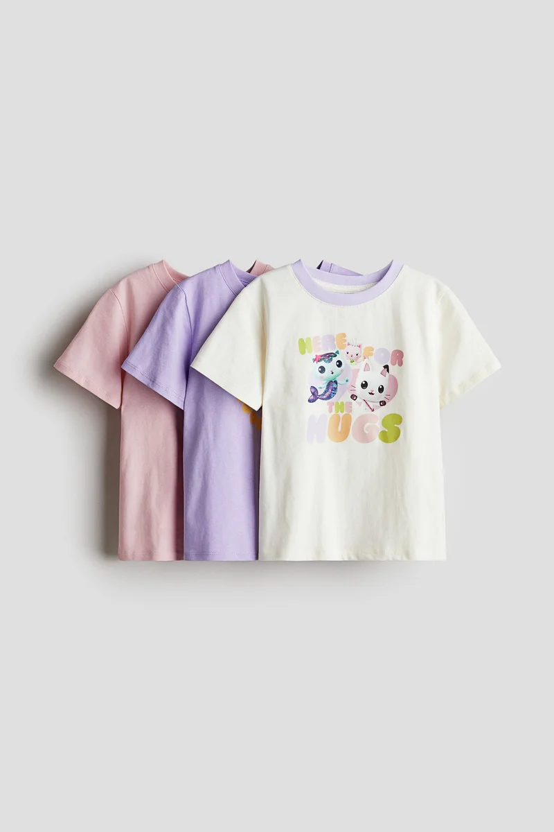 اتش اند ام 3-pack printed jersey tops