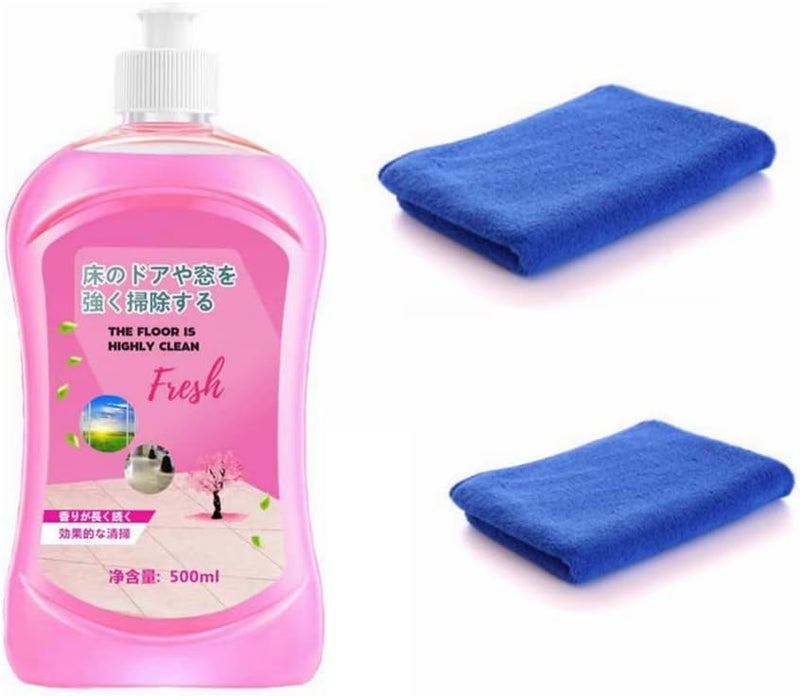 comfrt Powerful Decontamination Floor Cleaner, All-Purpose Wood Floor Cleaner Tile Floor Cleaner, Multipurpose Floor Cleaner for Wood Floors (Cherry Blossom) - Image 1