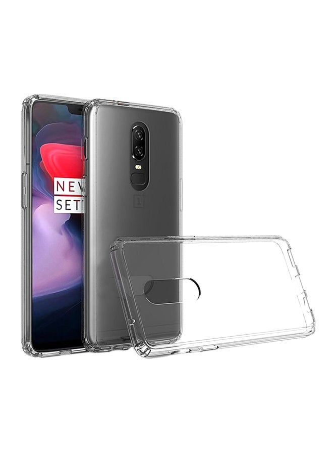 vesus Acrylic Case Cover For OnePlus 6 Clear