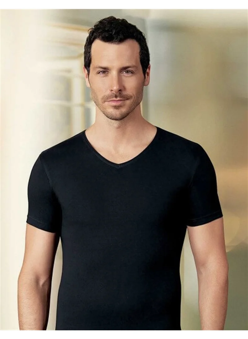 Gümüş Silver 4051 Short Sleeve V Neck Men's Undershirt
