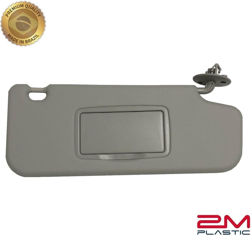 2M PLASTIC Sun Visor fits for Chevy Sonic 2011-2020 Spark 2012-2022 Passenger Side Right Gray Replacement - Image 2