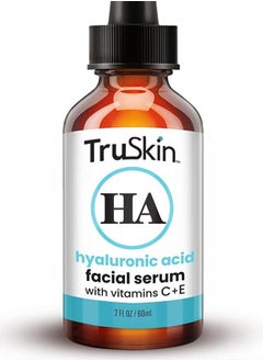 TruSkin Naturals TruSkin Hyaluronic Acid Serum for Face – Hydrating Facial Serum with Hyaluronic Acid & Vitamin C – Anti Aging Facial Skin Care – Best Face Serum for Moisturizing and Fine Lines, 2 fl oz  - Image 1