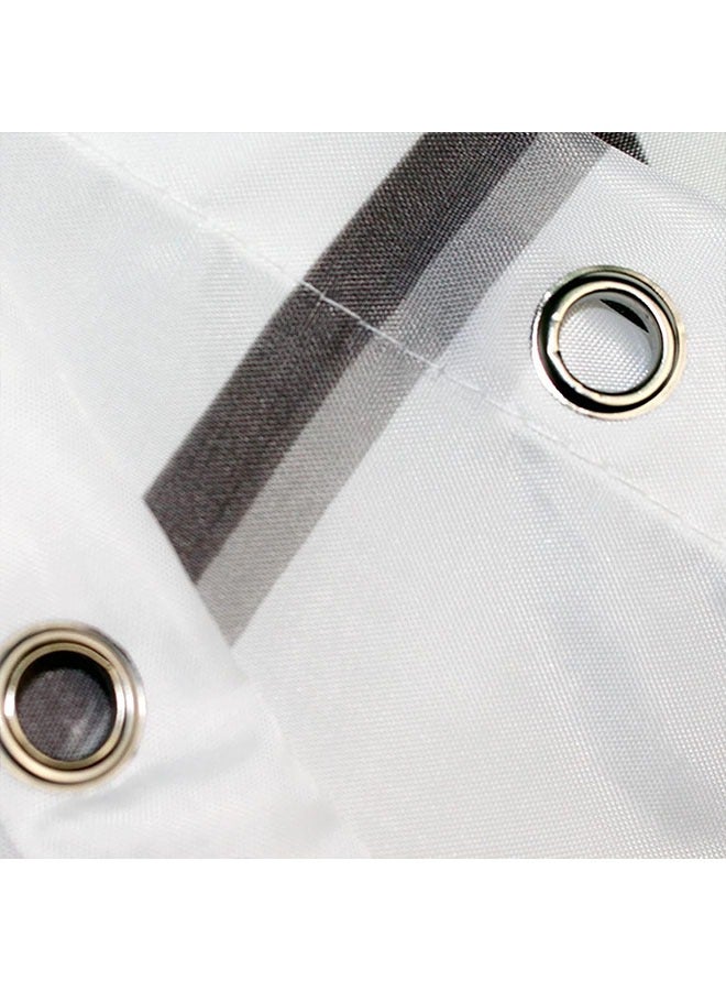 Water Proof Quick Drying Shower Curtain,Modern Geometry Pattern Waterproof Shower Curtain, Anti-Mildew Antibacterial Waterproof Washable, Grommets And Curtain Hooks (Size200*200） - Image 5