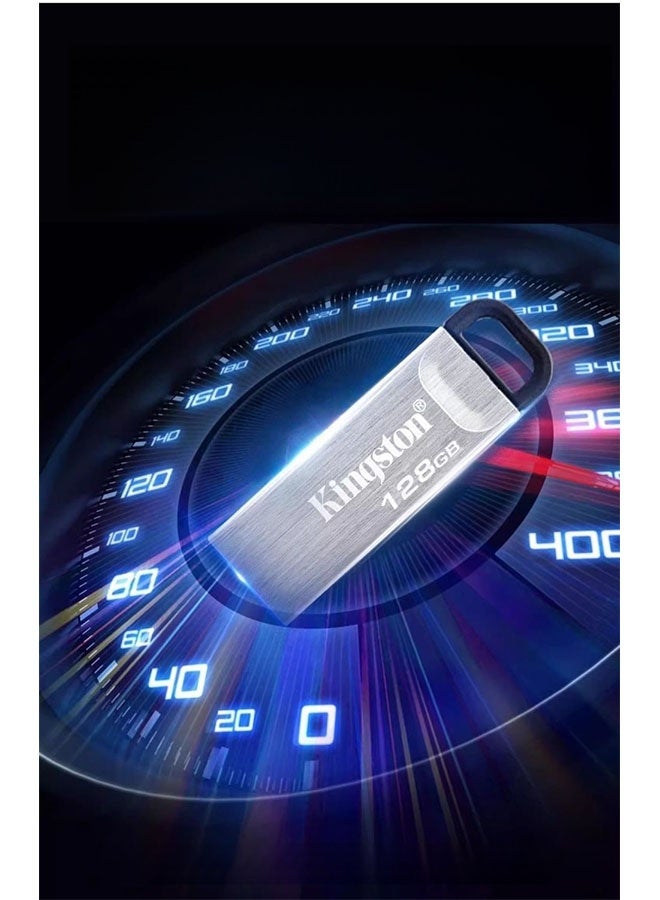 Kingston Grey DataTraveler KySOn USB3.2 Metal Drive 128GB High-Speed Edition , Read Speed 200MB/s for In-Car Commercial Use and Portable Storage in Multiple Scenarios - Image 5