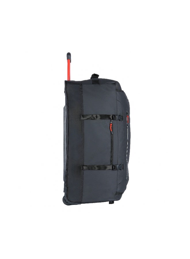 Tom Cruiser Grand Tour Medium Trolley Bag -24 Inch, Anti-Theft Double Zipper & Smooth Wheels, 2-Year Warranty - Black - Image 4