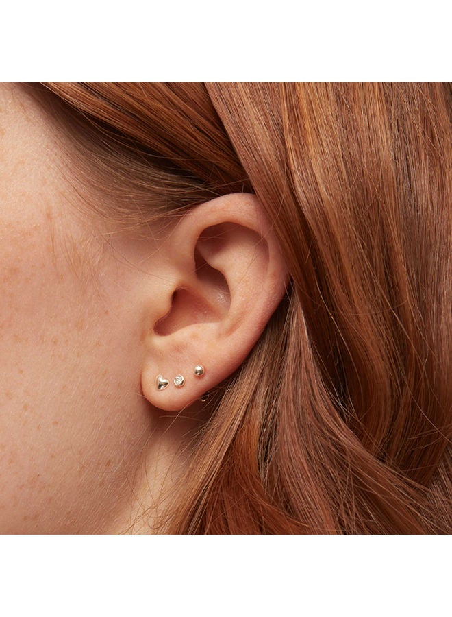 ORELIA LONDON SW Stud & Heart 3 Pack - Image 2