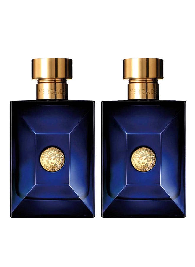 VERSACE 2-Piece Pour Homme Dylan Blue EDT Gift Set 2X100ml - Image 1