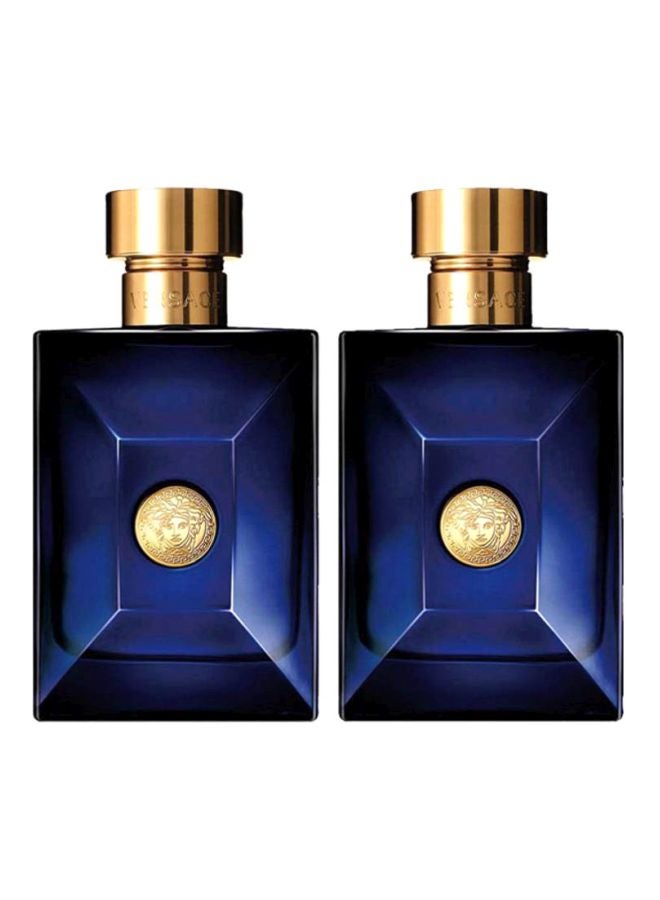 VERSACE 2-Piece Pour Homme Dylan Blue EDT Gift Set 2X100ml - Image 2