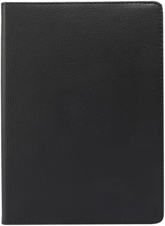 VKL Redmi Pad SE 11 inch 2023 Tablet case for Protector Pebbled Rotating 360 Solid Color Protective Case Holster (Black) - Image 2