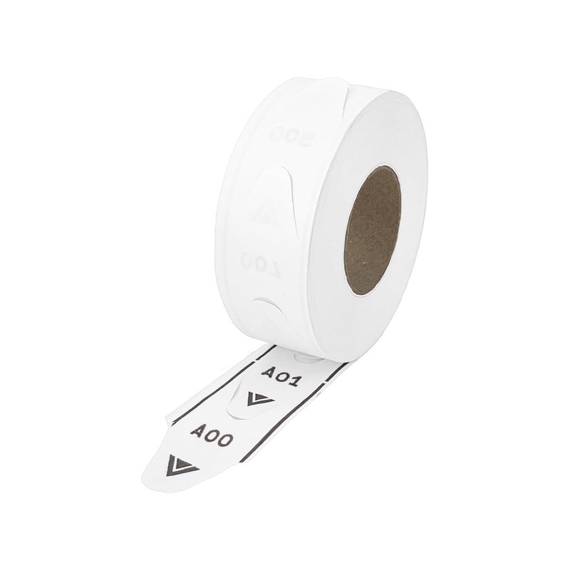 Microframe Corporation 1 roll of 2-Digit Take-A-Number Tickets - 2000 / roll (White) - Image 5