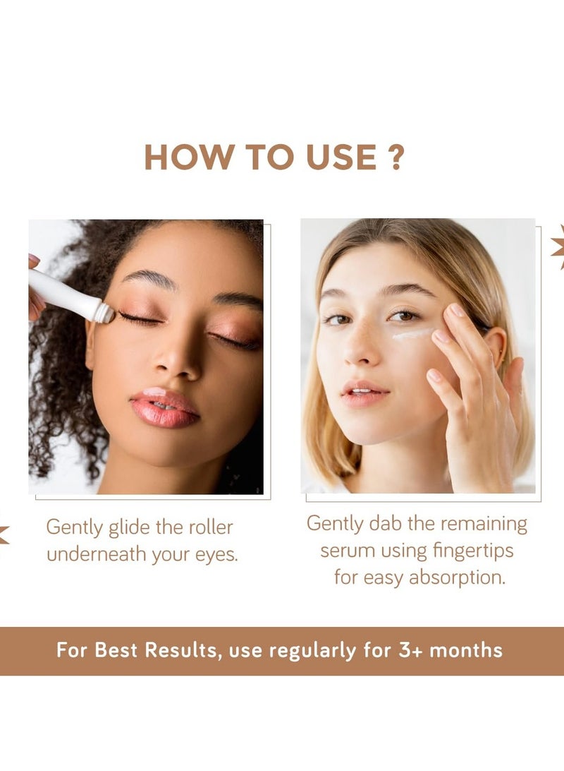  مودي سيروم ديرما سوث سيراميد وفيتامين هـ المرمم تحت العينين | كريم تفتيح وإصلاح تحت العينين | مع فيتامين هـ للهالات السوداء والانتفاخات والخطوط الدقيقة | 10 مل - Image 5