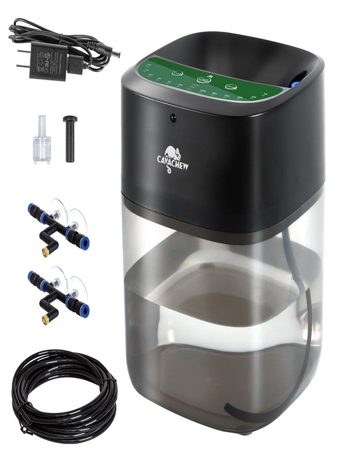 CAVACHEW 2.2L Reptile Mister with 2pcs Nozzles, Solo Reptile Mister System with Timer, Automatic Mister Fogger for Reptile Tank, Adjustable Terrarium Misting Humidifier for Reptiles/Amphibians - Image 1