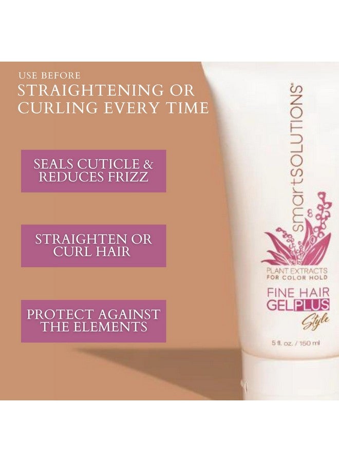 Smart Solutions Smartsolutions Fine Hair Gel Plus, 5 Oz | Enhances Shine | Adds Volume | Easy Wash-Out | Paraben-Free - Image 3