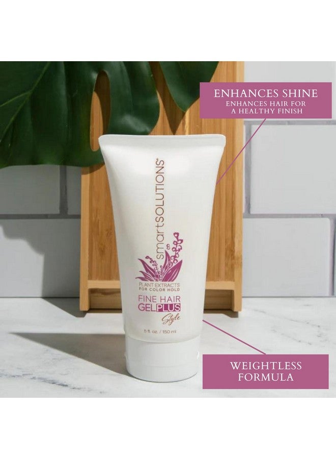 Smart Solutions Smartsolutions Fine Hair Gel Plus, 5 Oz | Enhances Shine | Adds Volume | Easy Wash-Out | Paraben-Free - Image 2