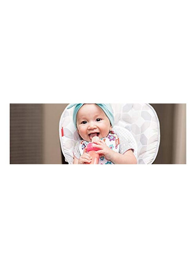 Nuby Nuby EZ Squee-Z Silicone Self Feeding Baby Food Dispenser (Pink, 1 Count (Pack of 1))  - Image 1