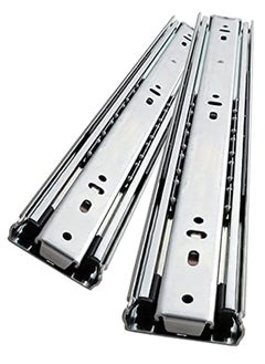 RACO RACO Sliding Drawer Rail 1 Pair Full Extension Track Rail for Cabinets Dresser Wardrobe Kitchen Trash (22 INCH, Soft Closing)  - Image 1