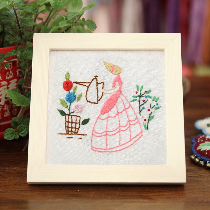 Handmade Embroidery Diy Material Bag Children'S Student Fabric Handmade Decoration Lu Embroidery Cross Stitch Suzhou Embroidery Hanging Painting - Image 3