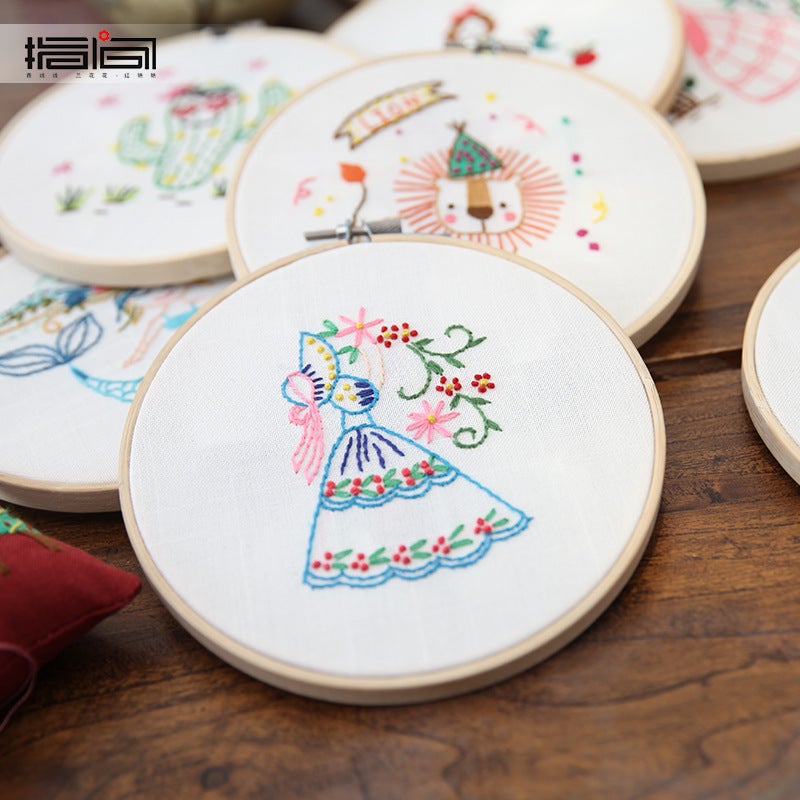 Handmade Embroidery Diy Material Bag Children'S Student Fabric Handmade Decoration Lu Embroidery Cross Stitch Suzhou Embroidery Hanging Painting - Image 4
