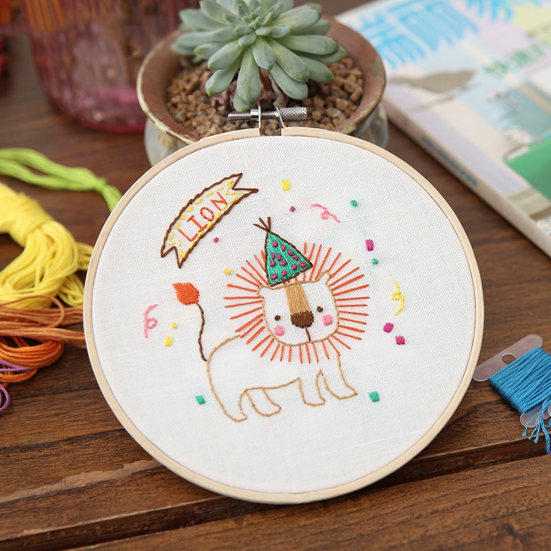 Handmade Embroidery Diy Material Bag Children'S Student Fabric Handmade Decoration Lu Embroidery Cross Stitch Suzhou Embroidery Hanging Painting - Image 1