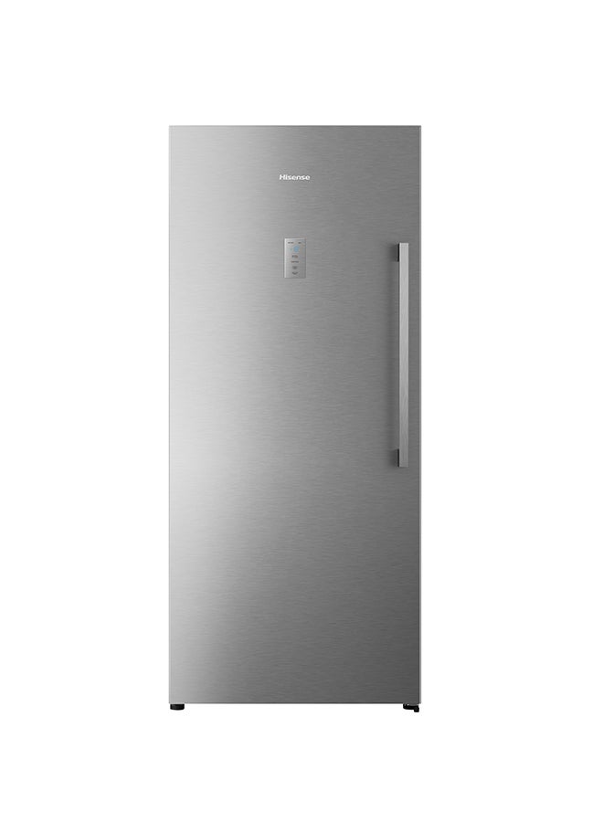Hisense 769 Gross/592 Net Capacity , Single Door Fridge,With Inverter,Left open DoorWith  Glass Shelf,  Total No frost, LED Touch Control FV3N769NAI Silver - Image 2