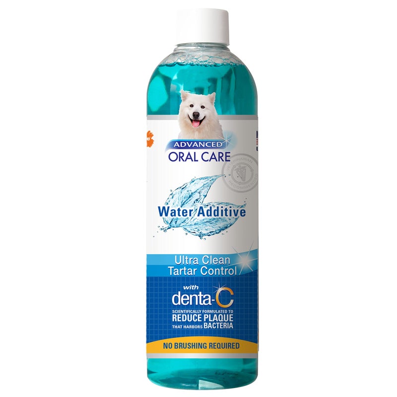 Nylabone Advanced Oral Care Pet Dental Water Additive, Liquid Tartar Remover & Breath Freshener for Dogs, Dog Teeth-Cleaning, Original Flavor, 16 oz. - Image 1