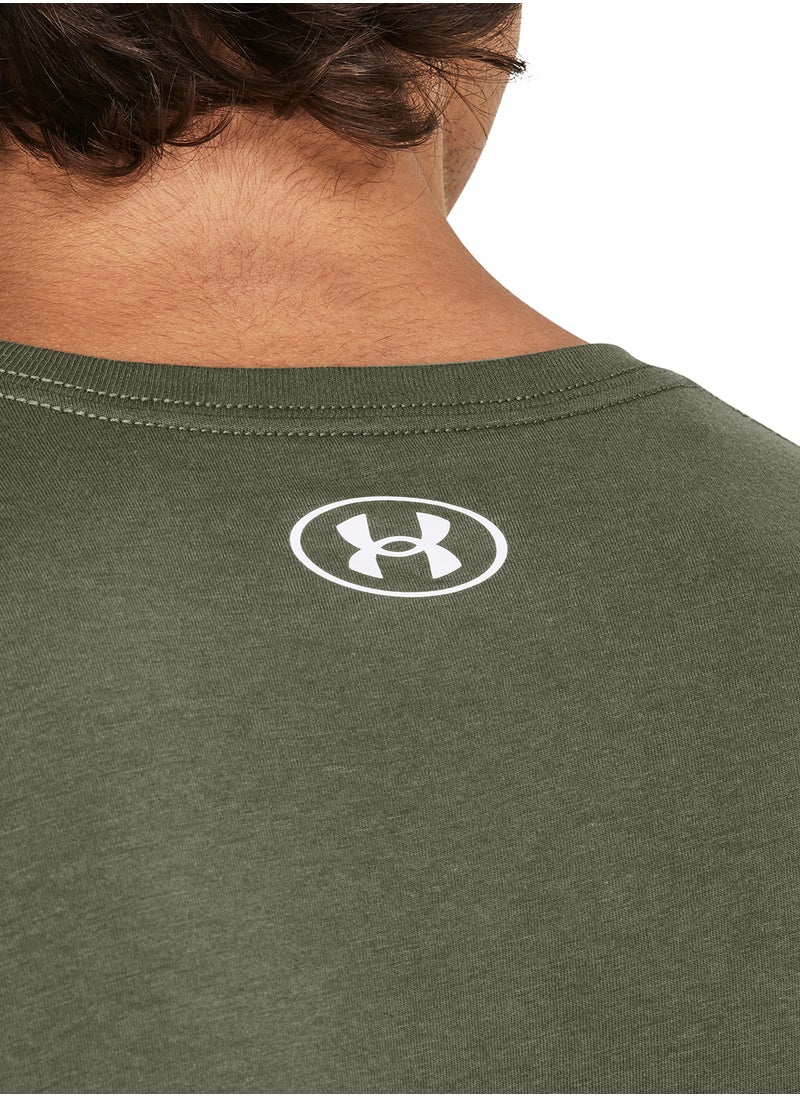 UNDER ARMOUR Men's UA Camo Chest Stripe Short Sleeve T-shirt  - Image 3